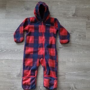 Columbia Fleece Snowtop II Baby Bunting Suit 18-24 Months EUC